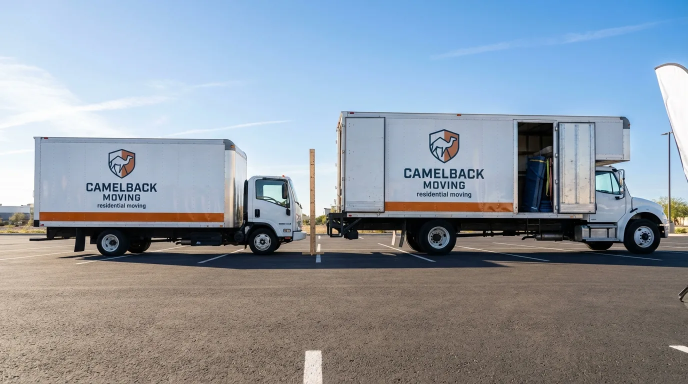 Moving truck size capacity guide in Gilford